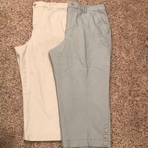 Gloria Vanderbilt copped pant bundle